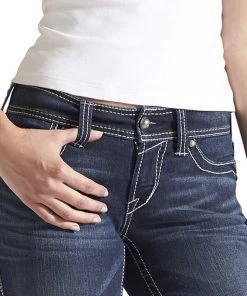 Ariat Women's R.E.A.L. Mid Rise Stretch Whipstitch Boot Cut Jean (10014022) Pants & Shorts 14 Ariat Women's R.E.A.L. Mid Rise Stretch Whipstitch Boot Cut Jean (10014022) Pants & Shorts