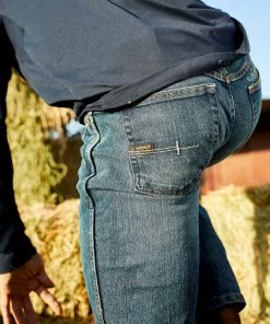 Pants & Shorts Ariat Men's Rebar M4 Low Rise DuraStretch Basic Boot Cut Jeans (10016221)