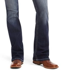 Ariat Women's R.E.A.L. Mid Rise Stretch Entwined Boot Cut Jean (10017510)