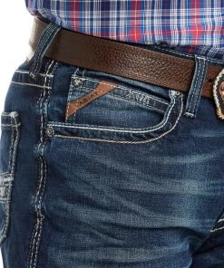Ariat Men's M4 Adkins Jeans Low Rise Stretch Boot Cut (10021767) Pants & Shorts