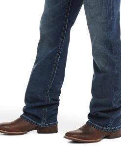 Ariat Men's M4 Adkins Jeans Low Rise Stretch Boot Cut (10021767) Pants & Shorts