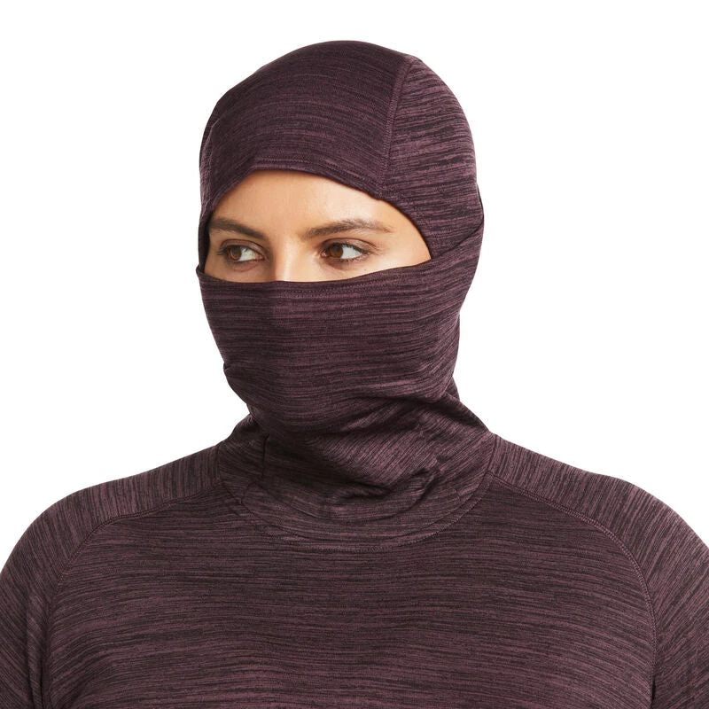 Ariat Rebar Women's Gridwork Balaclava LS Baselayer 3 Ariat Rebar Women's Gridwork Balaclava LS Baselayer