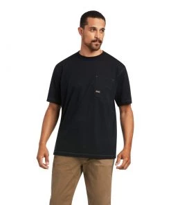 Ariat Men's Rebar Workman Reflective Flag T-Shirt (10039178) Shirts & Tops