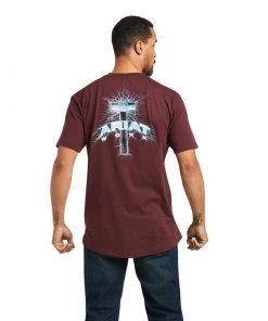 Ariat Men's Rebar Cotton Strong Voltaic Shirts & Tops