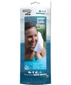 Camping Accessories Adventure Medical Kits Adventure Bath Wipes 8"x8"