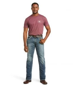 Ariat M5 Slim Gambler Stackable Straight Leg Jeans (10012703) Pants & Shorts