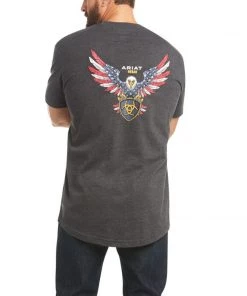 Ariat Men's Rebar Cotton Strong American Raptor T-Shirt