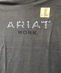 Ariat Men's Rebar Cotton Strong Reinforced SS T-Shirt Shirts & Tops