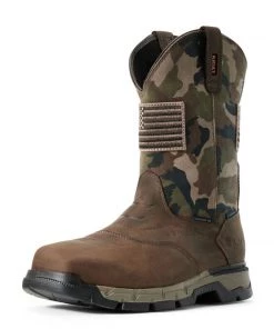 Ariat Men's Rebar Flex Patriot Waterproof Composite Toe Work Boot (10029518)
