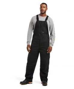 Ariat Men's Rebar Stretch DuraCanvas Insulated Boot Cut Bib