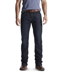 Ariat Men's Rebar Work M4 Low Rise Boot Cut Jeans (10016220) Pants & Shorts