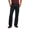 Ariat Men's Rebar Flannel Lined Work M4 Low Rise Boot Cut Jeans (10032486) Pants & Shorts