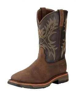 Ariat Men's WorkHog Square Safety Toe (10017420) Men's Safety Boots