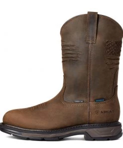 Ariat Men's WorkHog XT Patriot Waterproof Carbon Toe Work Boot (10036002)