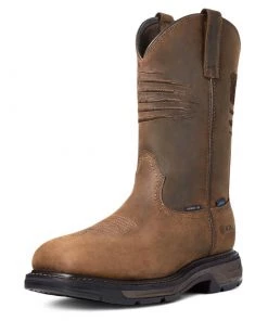 Ariat Men's WorkHog XT Patriot Waterproof Carbon Toe Work Boot (10036002)