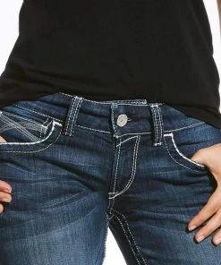 Pants & Shorts Ariat Women's REAL Mid Rise Stretch Ivy Stackable Straight Leg Jean (10024300)