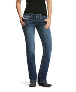 Pants & Shorts Ariat Women's REAL Mid Rise Stretch Ivy Stackable Straight Leg Jean (10024300)