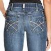 Ariat Women's R.E.A.L Mid Rise Stretch Tulip Boot Cut Jean (10023500)