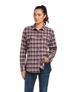 Ariat Women's Rebar Flannel DuraStretch Work Shirt