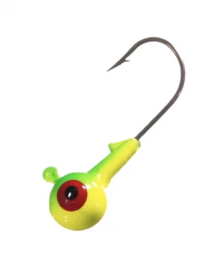 Arkie Double Eye Painted Bronze Hook Jig Heads