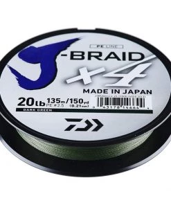 Daiwa J-Braid X4 Braided Line Dark Green