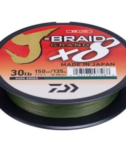 Daiwa J-Braid X8 Grand Braided Line Dark Green