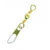 Swivels/Split Rings Eagle Claw Barrel Swivel W/ Safety Snap 2 Swivels/Split Rings Eagle Claw Barrel Swivel W/ Safety Snap