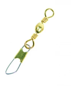 Swivels/Split Rings Eagle Claw Barrel Swivel W/ Safety Snap