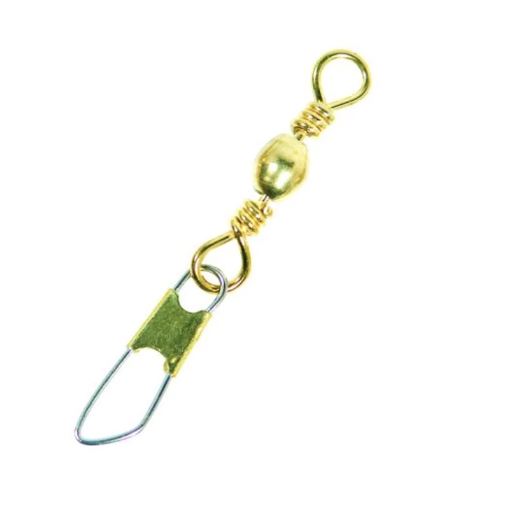 Swivels/Split Rings Eagle Claw Barrel Swivel W/ Safety Snap 3 Swivels/Split Rings Eagle Claw Barrel Swivel W/ Safety Snap