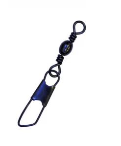 Swivels/Split Rings Eagle Claw Barrel Swivel W/ Safety Snap