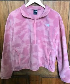 The North Face Women's 1/4 Print TKA Glacier Crop Fleece