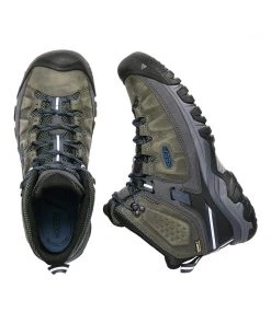 Keen Men's Targhee III Mid WP Steel Grey/Captains Blue (1017788)