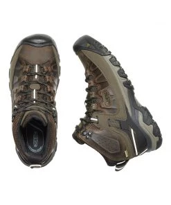 Keen Men's Targhee III Mid WP WIDE Canteen Mulch