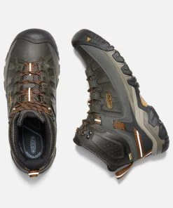 Keen Men's Targhee III Mid Waterproof Hiking Boots Black Olive/Golden Brown Wide(1018596) 8 Keen Men's Targhee III Mid Waterproof Hiking Boots Black Olive/Golden Brown Wide(1018596)