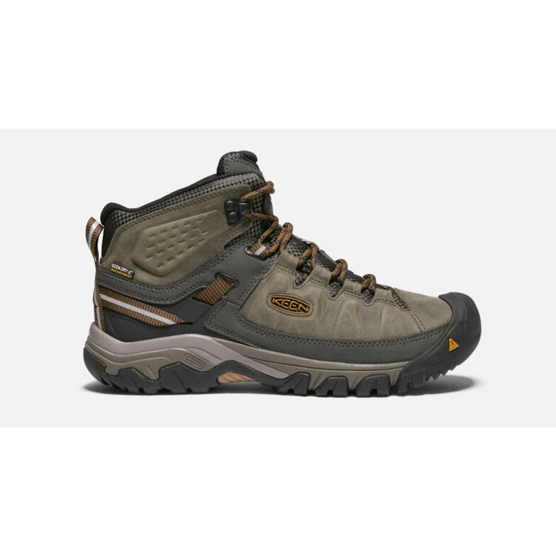 Keen Men's Targhee III Mid Waterproof Hiking Boots Black Olive/Golden Brown Wide(1018596) 3 Keen Men's Targhee III Mid Waterproof Hiking Boots Black Olive/Golden Brown Wide(1018596)