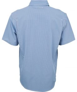 Aftco Men's Apex Stretch Short Sleeve Button Down Shirt