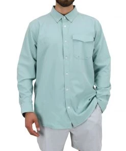Aftco Men's Ace Long Sleeve Button Down (M46335)