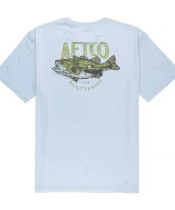 Aftco Men's Wild Catch Short Sleeve Performance Shirt Shirts & Tops