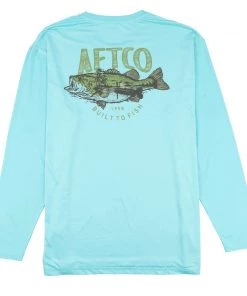 Aftco Men's Wild Catch Performance Long Sleeve Shirt