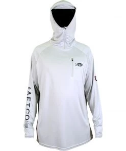 Aftco Men's Jason Christie Hooded Long Sleeve Performance Shirt