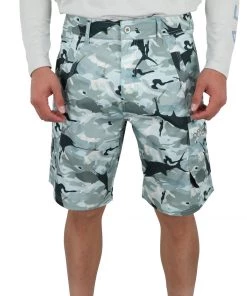 Aftco Men's Tactical Camo Fishing Shorts