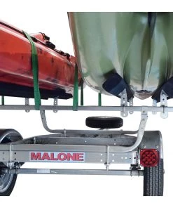 Kayak Accessories Malone MicroSport™ 2 Kayak Trailer Package (2 Sets Bunks, Spare Tire)