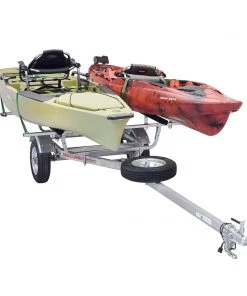 Kayak Accessories Malone MicroSport™ 2 Kayak Trailer Package (2 Sets Bunks, Spare Tire)