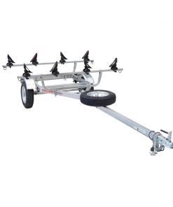 Kayak Accessories Malone MicroSport™ 2 Kayak Trailer Package (2 Sets Saddle Up Pro, Spare Tire)
