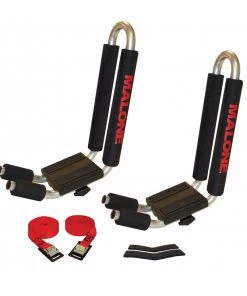 Malone MicroSport™ 2 Kayak/2 Bike Trailer Package (2 Sets J-Racks, 2 Bike Racks, Spare Tire)