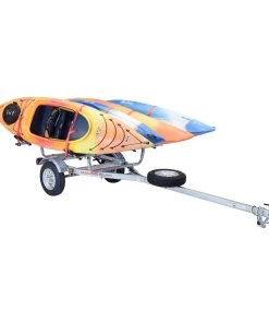 Kayak Accessories Malone MicroSport™ 4 Kayak Trailer Package (4 Sets J-Racks, Spare Tire)