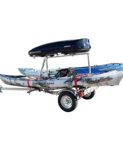 Kayak Accessories Malone MicroSport™ LowBed™ 2 Boat Trailer W/2nd Tier