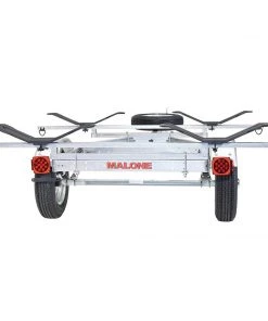 Malone MicroSport™ LowBed™ 2 Kayak Trailer Package (2 Sets MegaWings™ & Spare Tire) Kayak Accessories
