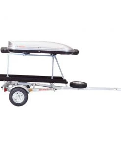 Malone MicroSport™ LowBed™ Trailer W/Tier, Spare, 2 Sets Bunks, Cargo Box, Rod Tube Kayak Accessories