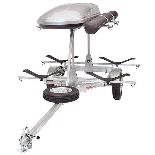 Malone MicroSport™ LowBed™ Trailer W/Tier, Spare, 2 Sets MegaWings™, Cargo Box, Rod Tube 4 Malone MicroSport™ LowBed™ Trailer W/Tier, Spare, 2 Sets MegaWings™, Cargo Box, Rod Tube